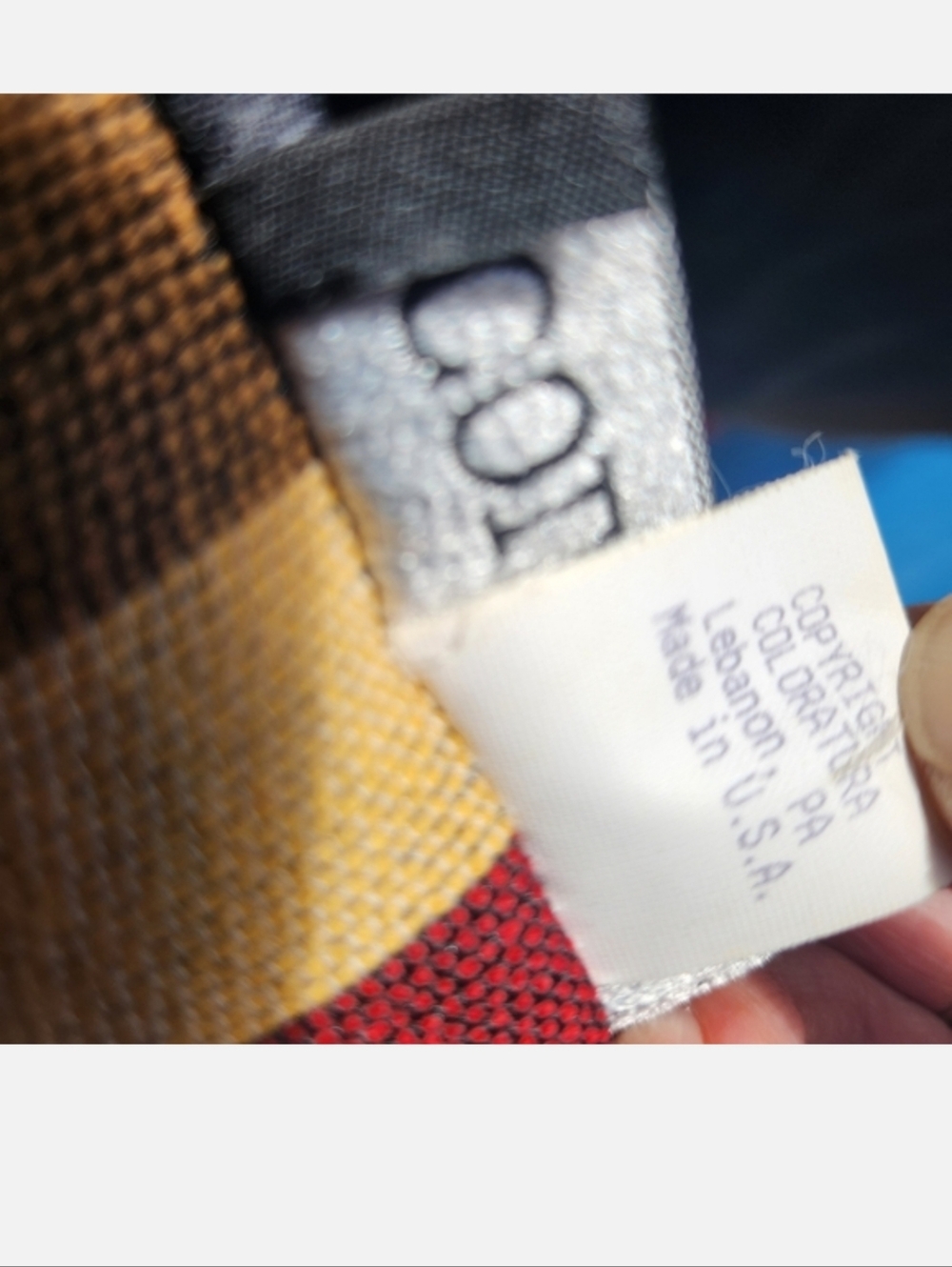 Coloratura Southwestern Wool Blazer - Red, Black - Picture 6 of 11